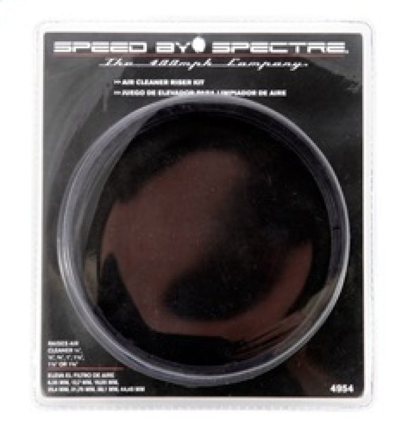 Spectre Air Cleaner Riser Kit - Black Air Intake Components Spectre