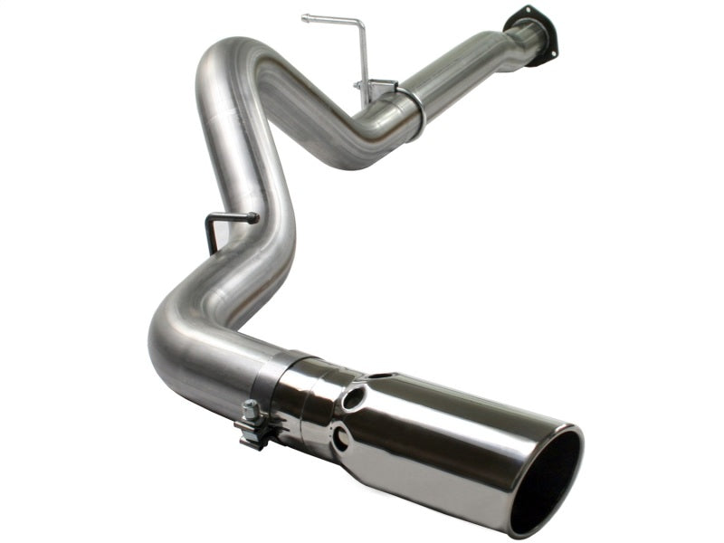 aFe MACHForce XP 4in DPF-Back SS Exhaust 5/07-10 GM Diesel Trucks V8-6.6L (td) LMM DPF Back aFe