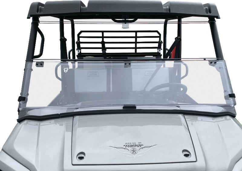 QuadBoss 16-22 Kawasaki KAF820 Mule Pro-DX Windbreak Folding Windshield Windshields QuadBoss