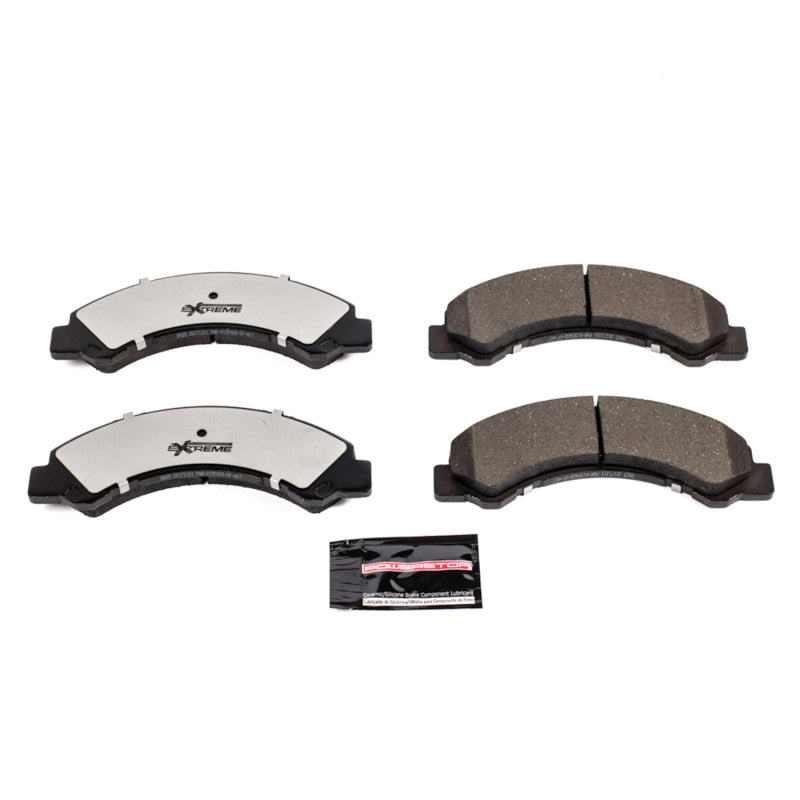 Power Stop 17-18 Chevrolet LCF 4500HD Front Z36 Truck & Tow Brake Pads w/Hardware Brake Pads - Performance PowerStop