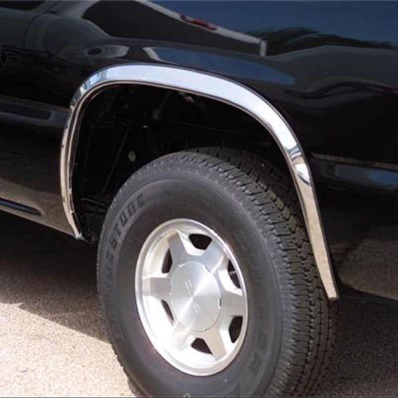 Putco 88-98 Chevrolet CK / Silverado (Incl Sportside) - Full w/o Flares Stainless Steel Fender Trim Exterior Trim Putco
