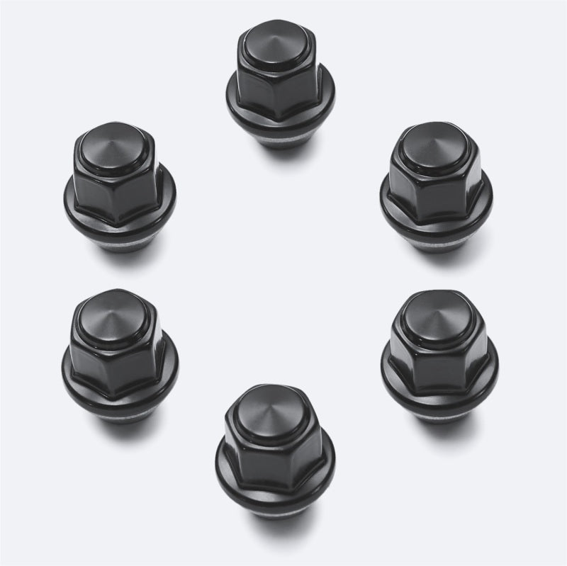 Ford Racing M12 x 1.5 Black Lug Nut - Set of 6 Lug Nuts Ford Racing
