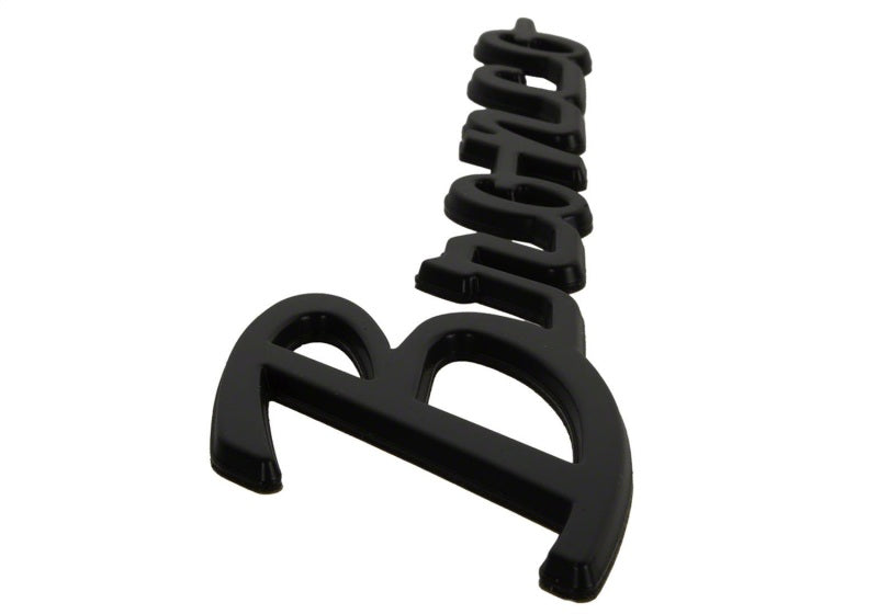 Ford Racing 2021+ Bronco Classic Script Fender Badges - Matte Black (Pair) Other Body Components Ford Racing