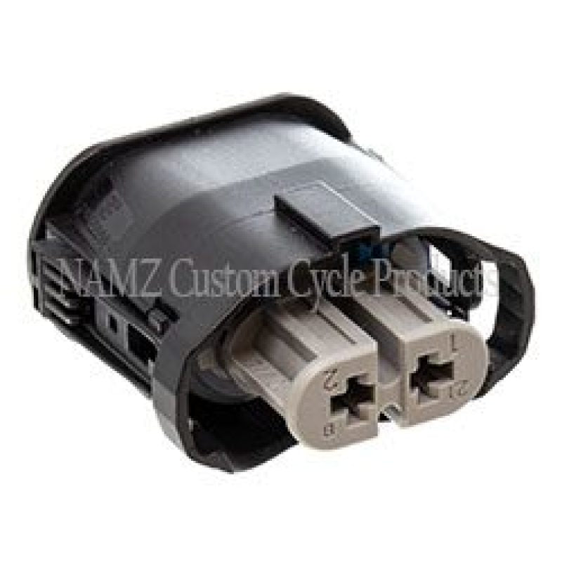 NAMZ V-Twin VROD Models OEM Headlight Connector (Gray) w/Wire Seals & Terminals (HD 72450-01) Wiring Connectors NAMZ