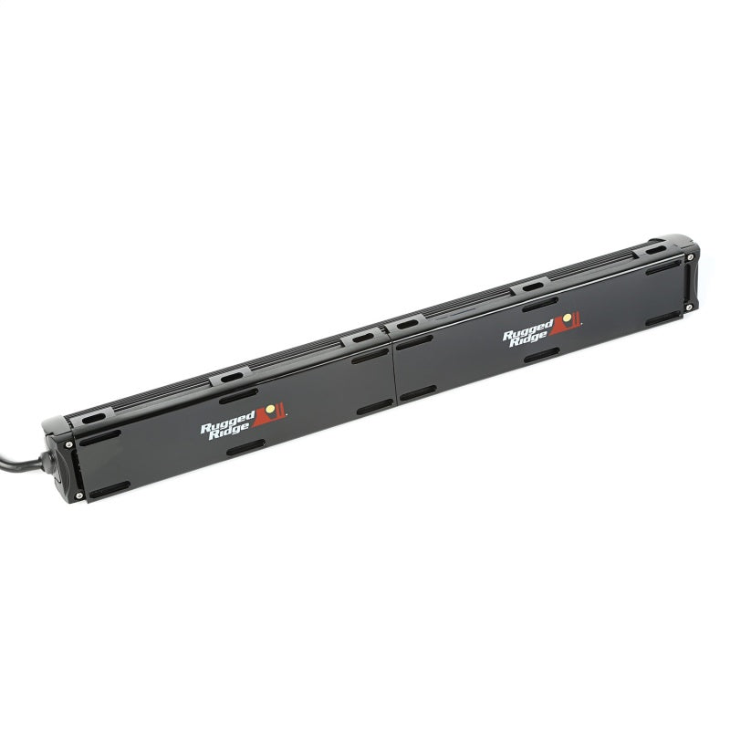 Rugged Ridge 20in Light Bar Cover Kit Black Light Bars & Cubes Rugged Ridge