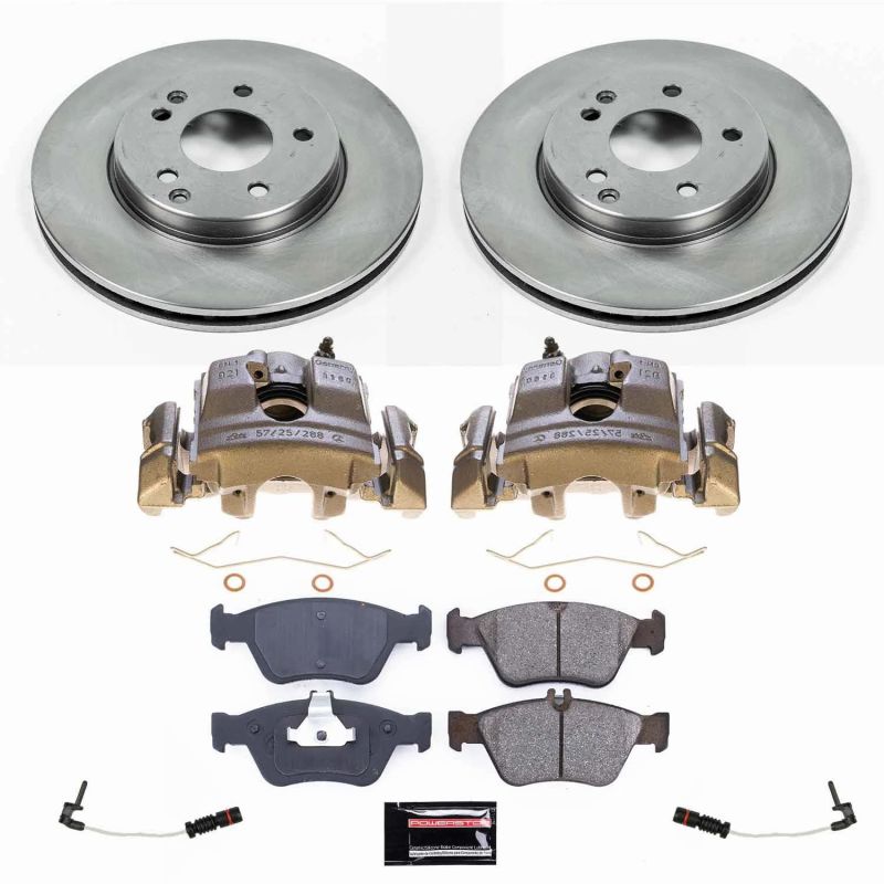 Power Stop 99-00 Mercedes-Benz C230 Front Autospecialty Kit w/Calipers Brake Kits - OE PowerStop