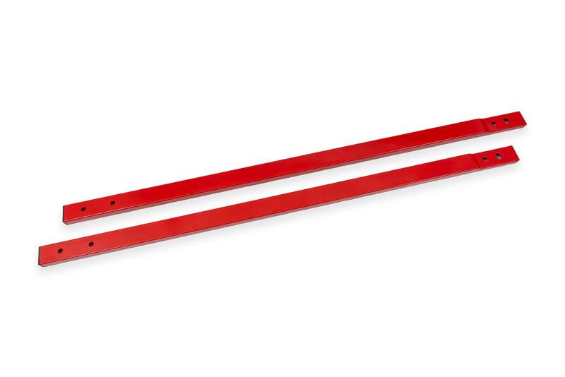 BMR Suspension 24-25 Ford Mustang Chassis Jacking Rails - Red Chassis Bracing BMR Suspension