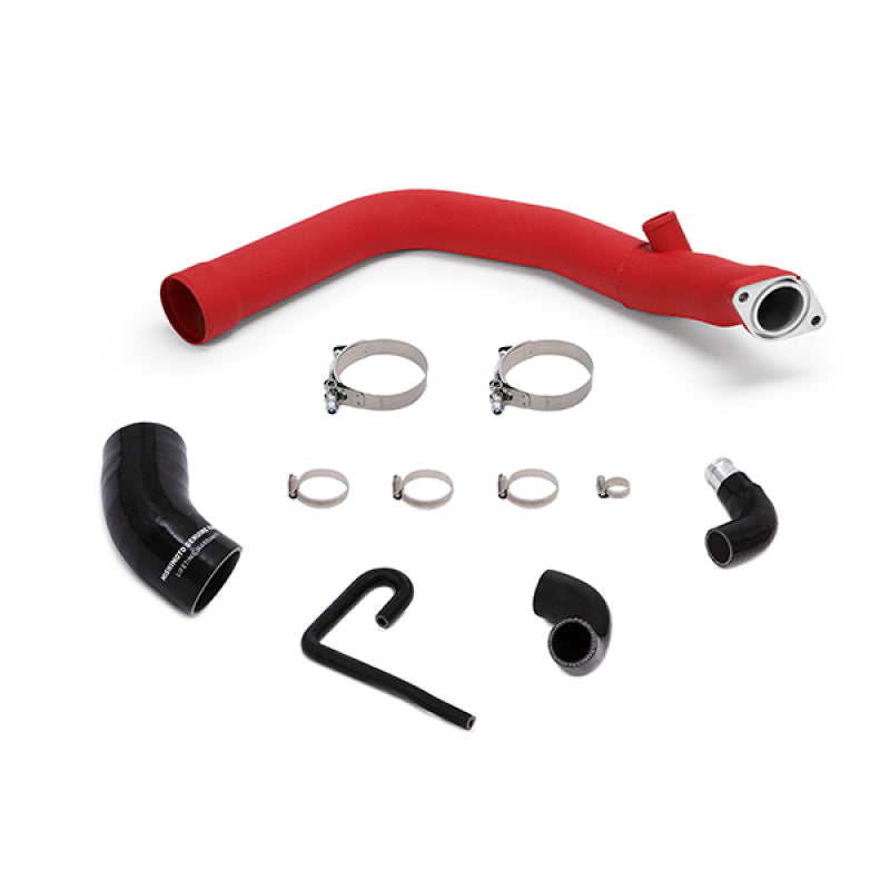 Mishimoto 2015 Subaru WRX Charge Pipe Kit - Wrinkle Red Intercooler Pipe Kits Mishimoto