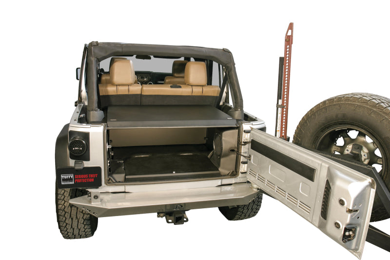 Tuffy Jk 2011+ Deluxe Security Deck Enclosure- Black Cargo Boxes & Bags Tuffy Products