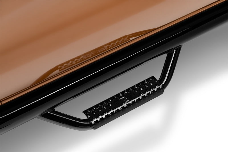 N-Fab Nerf Step 99-16 Ford F-250/350 Super Duty Crew Cab 6.75ft Bed - Gloss Black - Bed Access - 3in Side Steps N-Fab