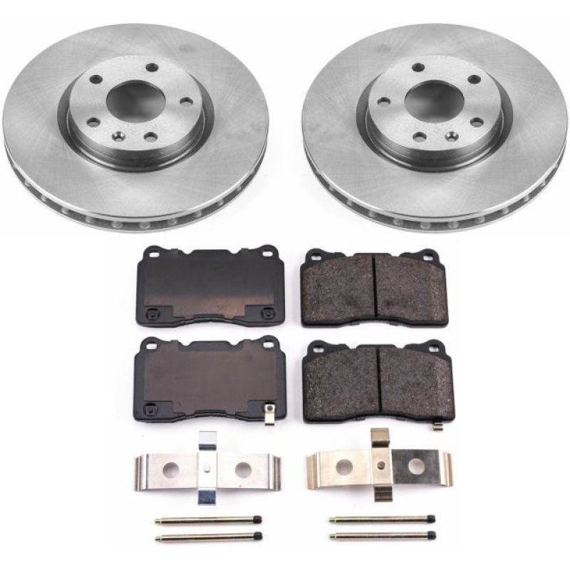 Power Stop 2014 Chevrolet Corvette Front Autospecialty Brake Kit Brake Kits - OE PowerStop