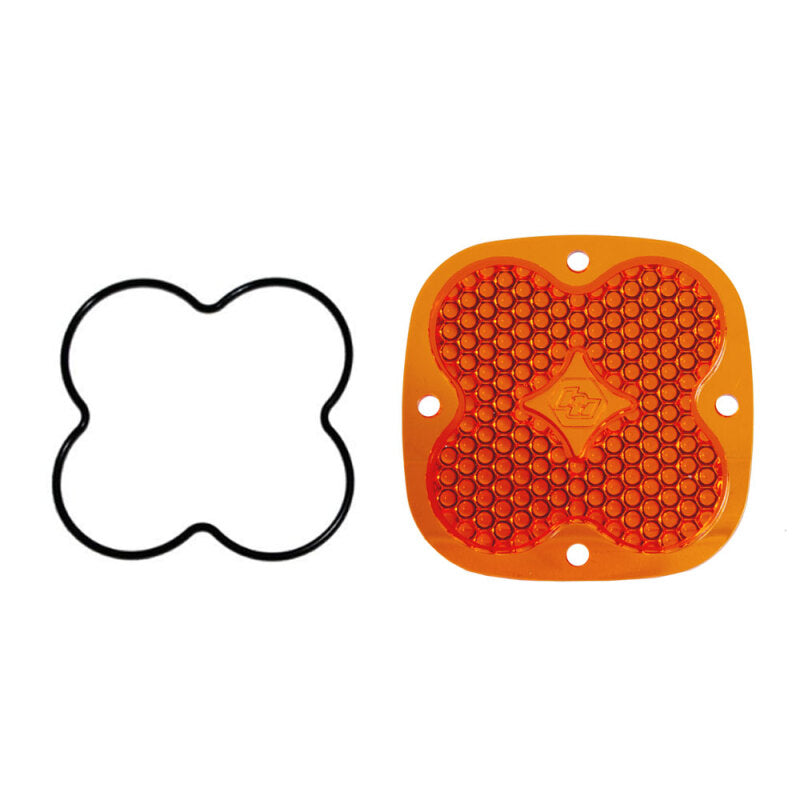 Baja Designs Squadron Work/Scene Factory Amber Lens Replacement Kit Light Bars & Cubes Baja Designs