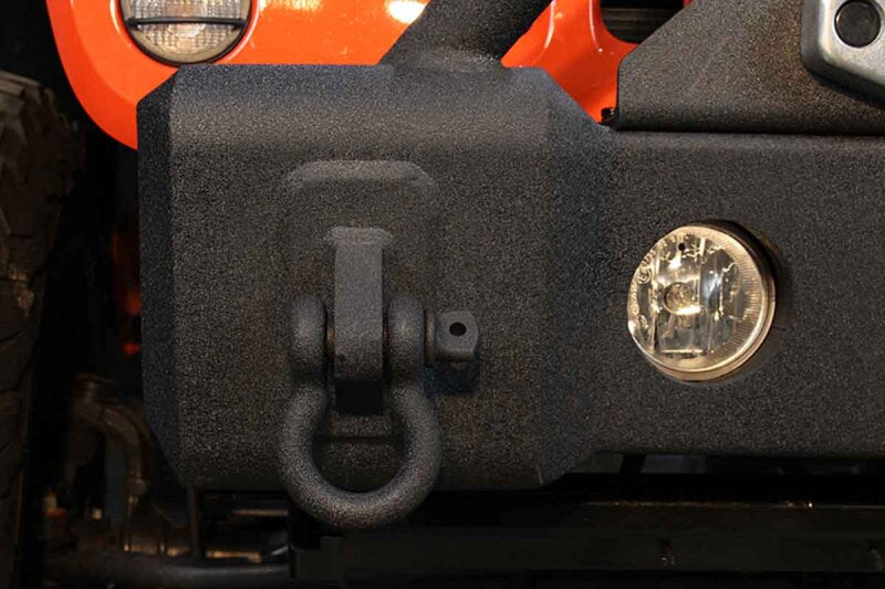 Fishbone Offroad D Ring 3/4In Gloss - Black 2 Piece Set Bumper Accessories Fishbone Offroad