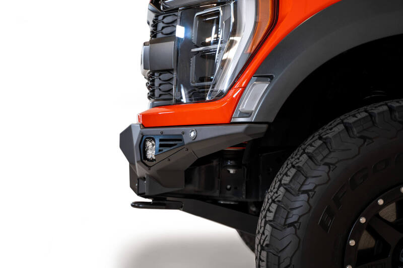Addictive Desert Designs 2021+ Ford Raptor Bomber Front Bumper w/ Dual 20IN LED Mounts Bumpers - Steel Addictive Desert Designs