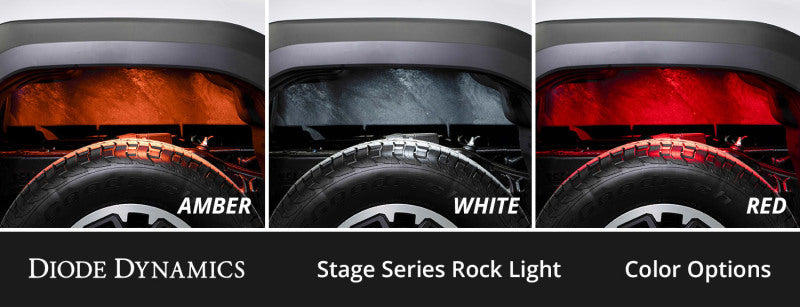 Diode Dynamics Single-Color Rock Light Installer Magnet Mount Kit (12-pack) Light Accessories and Wiring Diode Dynamics