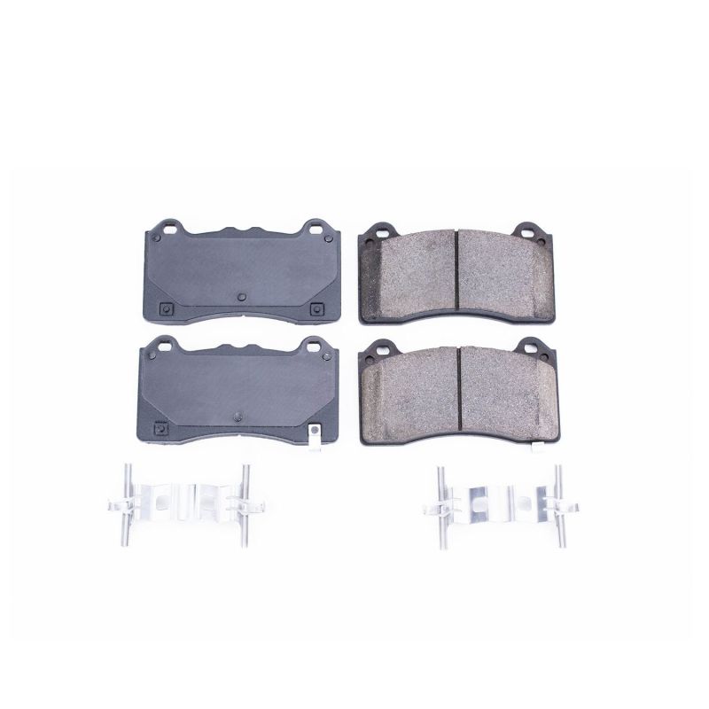 Power Stop 16-18 Ford Focus Front Z17 Evolution Ceramic Brake Pads w/Hardware Brake Pads - OE PowerStop