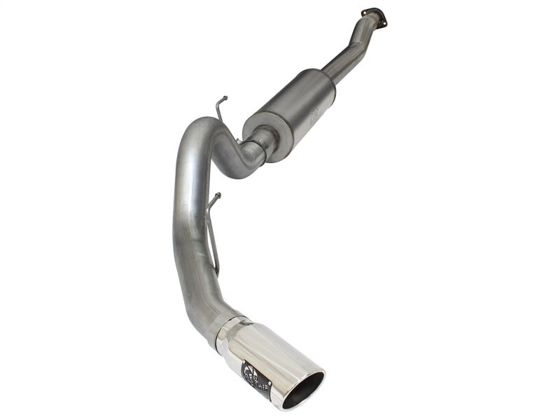 aFe MACHForce XP SS Exhaust 4in Cat-Back w/ Polish Tip 2015 Ford F-150 EcoBoost V6 2.7/3.5Ltt Catback aFe