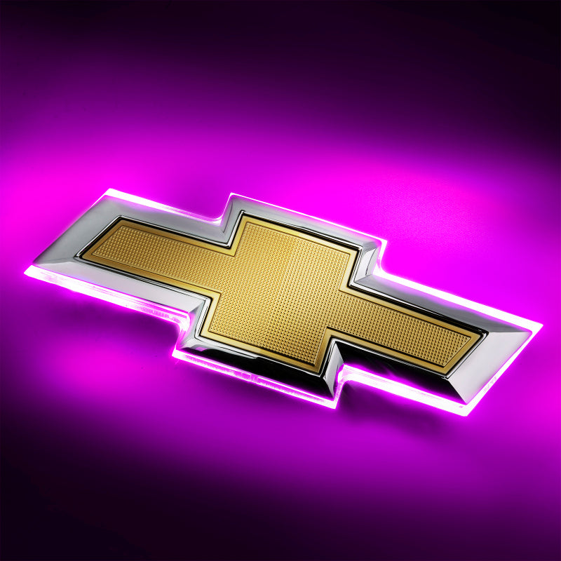 Oracle 16-19 Chevrolet Camaro Illuminated Bowtie - Dual Intensity - Pink Light Accessories and Wiring ORACLE Lighting