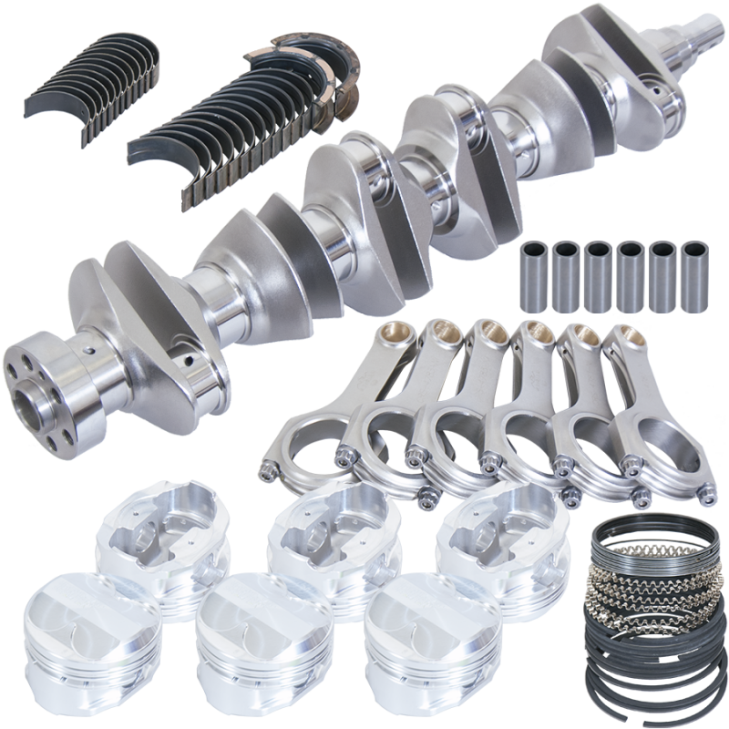 Eagle Nissan RB26 3.059in Billet Crank 4.783in H-Beam 26cc Dome 87mm Pistons Rotating Assembly Rotating Assemblies Eagle