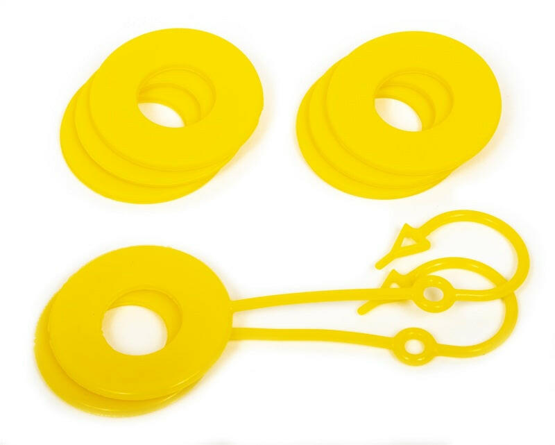 Daystar Yellow D Ring Isolator w/Lock washer Kit Shackle Kits Daystar
