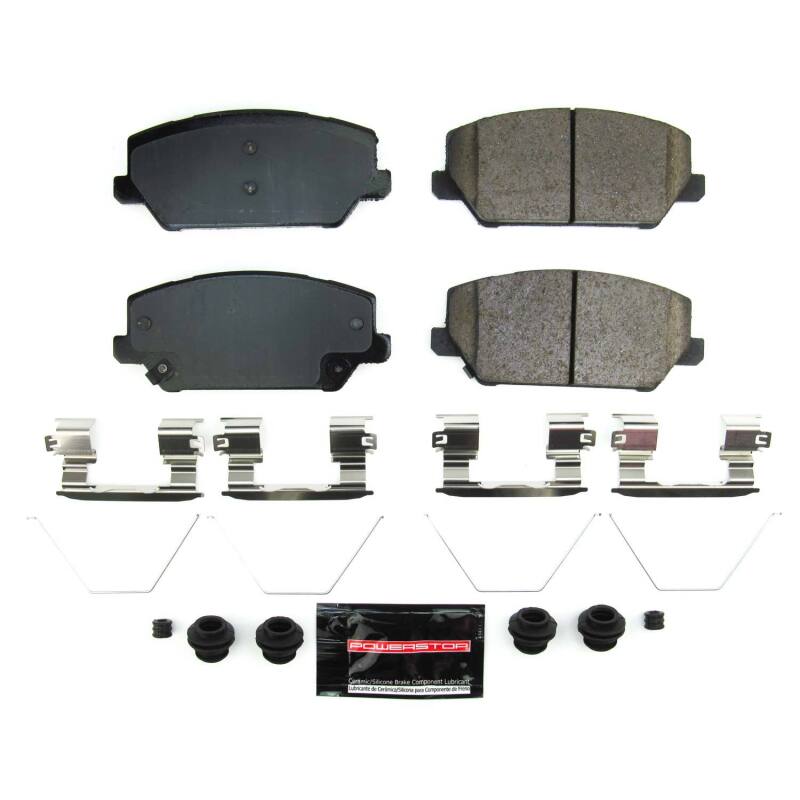 Power Stop 19-21 Hyundai Veloster N Front Z23 Evo Sport Brake Pads w/Hardware Brake Pads - Performance PowerStop