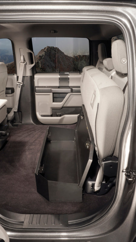 Tuffy Underseat Lockbox 2/3 Length W/ Keyed Lock For Ford Fseries Supercrew Cargo Boxes & Bags Tuffy Products