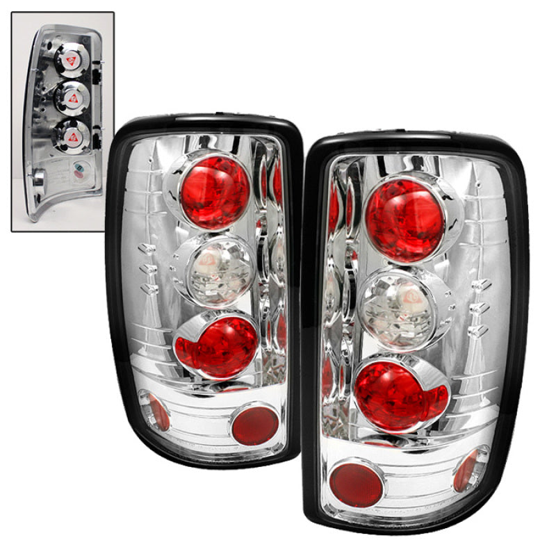 Spyder Chevy Suburban/GMC Yukon/ Yukon Denali 00-06 Euro Tail Lights Chrm ALT-YD-CD00-BD-C Tail Lights SPYDER