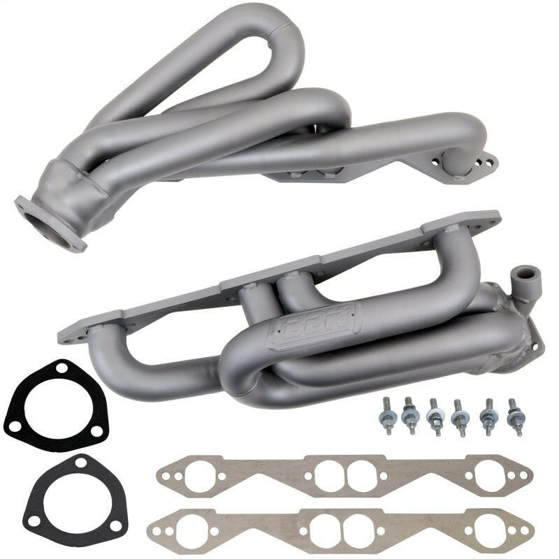 BBK 96-98 GM Truck SUV 5.0 5.7 Shorty Tuned Length Exhaust Headers - 1-5/8 Titanium Ceramic Headers & Manifolds BBK