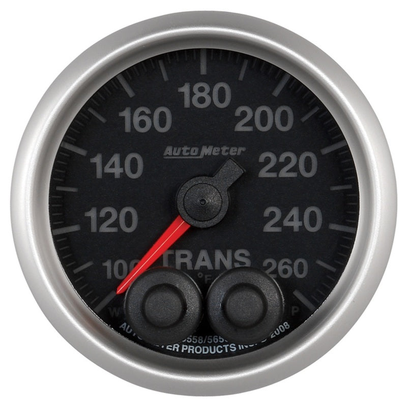 Autometer Elite 52mm 100-260 Degress F Trans Temperature Peak and Warn Gauge w/ Electonic Control Gauges AutoMeter