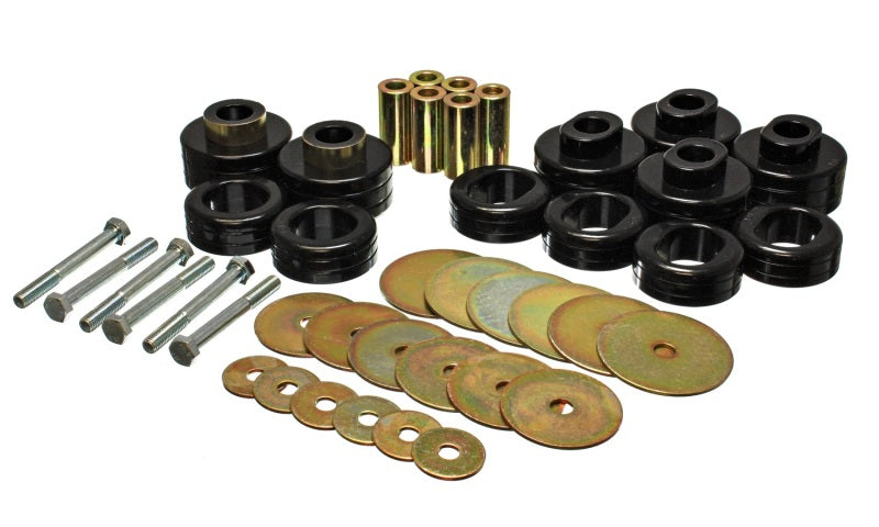 Energy Suspension Cab Mount Set - Std Cab - Black Bushing Kits Energy Suspension