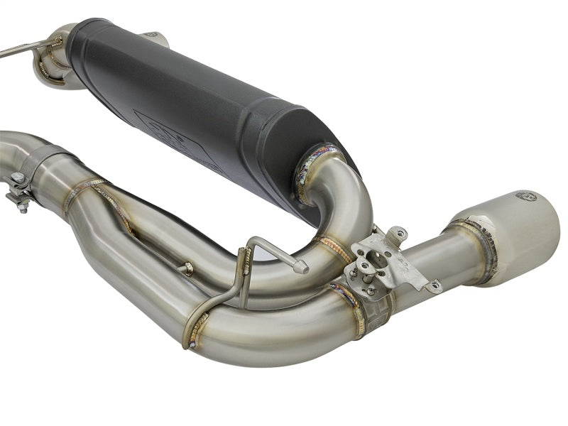 aFe MACHForce XP Exhausts Axle-Back 12-15 BMW 335i 3.0T (SS w/Polished Tips) Axle Back aFe