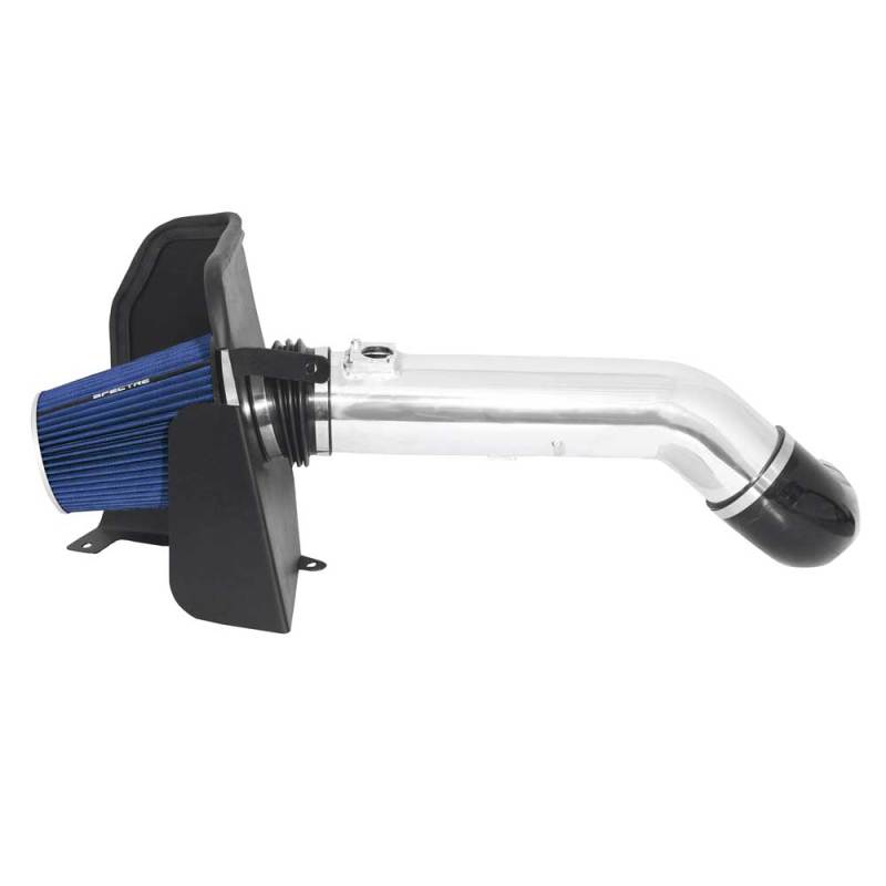 Spectre 09-12 GM Truck V8-4.8/5.3/6.0L F/I Air Intake Kit - Polished w/Blue Filter Cold Air Intakes Spectre