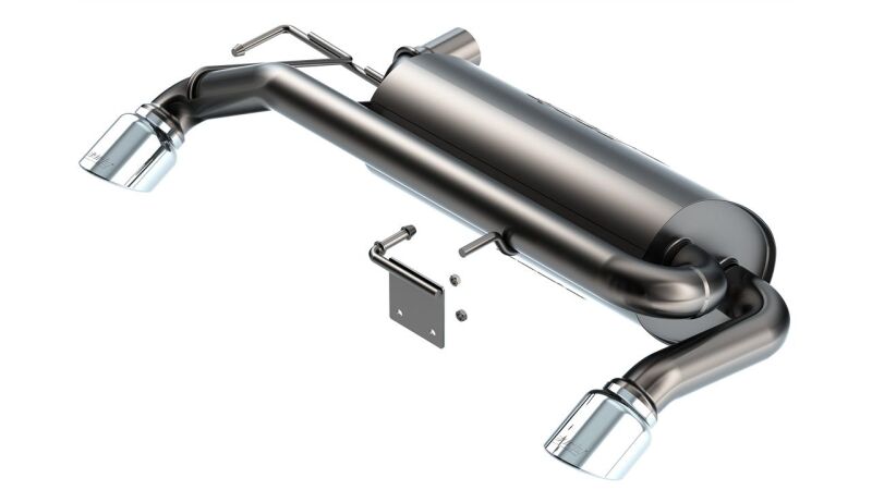 Borla 21-22 Ford Bronco 2.7L V6 4WD S-Type Axle Back Exhaust w/ Bright Chrome Tips Axle Back Borla