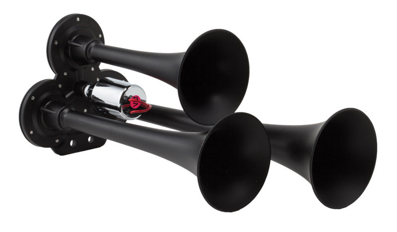 Kleinn Chrome Triple Horn/ 12.5In/10In/7.5In - Chrome-Plated Zinc Alloy Horns Kleinn Air Horns
