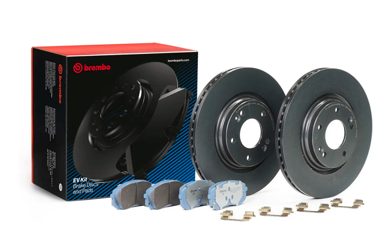 Brembo OE 2017+ Hyundai Kona (OS, OSE, OSI)/16-22 KIA Niro I (DE) EV Brake Kit - Front Brake Kits - OE Brembo OE