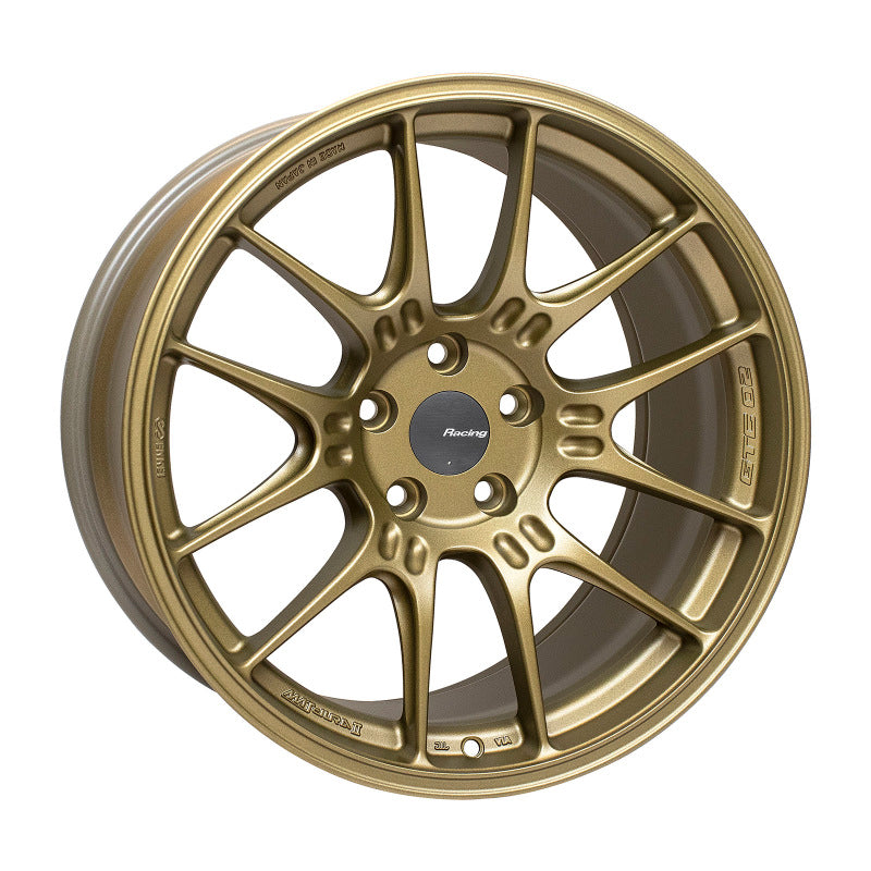 Enkei GTC02 18x10 5x112 32mm Offset 66.5mm Bore Titanium Gold Wheel Wheels - Cast Enkei
