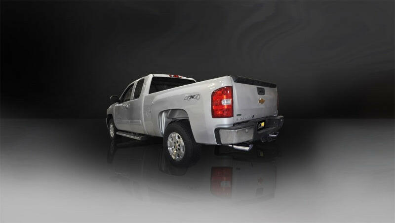 Corsa 2011-2013 Chevrolet Silverado Crew Cab/Short Bed 1500 6.2L V8 Polished Sport Cat-Back Exhaust Catback CORSA Performance