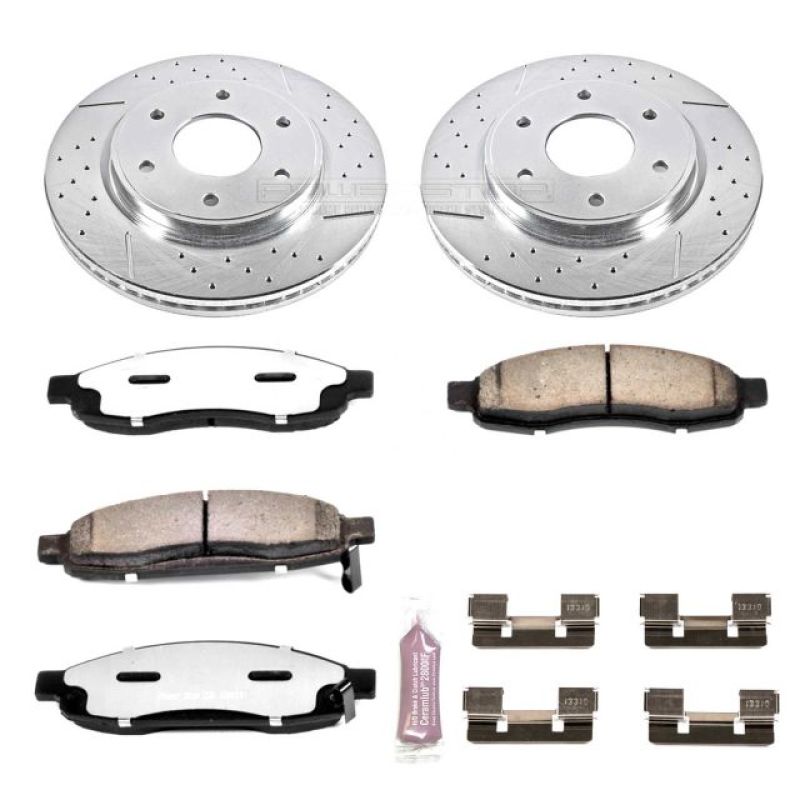 Power Stop 05-07 Infiniti QX56 Front Z36 Truck & Tow Brake Kit Brake Kits - Performance D&S PowerStop