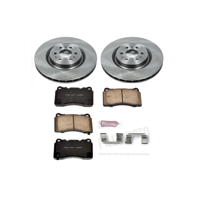 Power Stop 04-07 Cadillac CTS Front Autospecialty Brake Kit Brake Kits - OE PowerStop