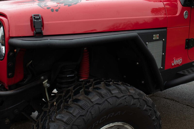 Fishbone Offroad 97-06 Jeep Wrangler Front Fenders Paintable Mesh Upgrade Fenders Fishbone Offroad