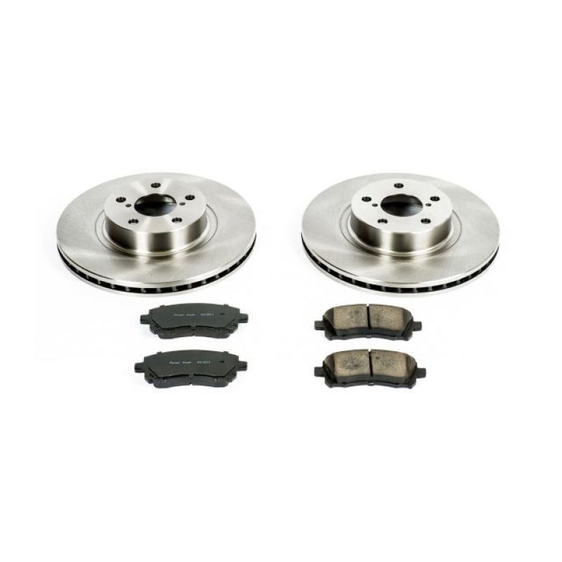 Power Stop 98-02 Subaru Forester Front Autospecialty Brake Kit Brake Kits - OE PowerStop