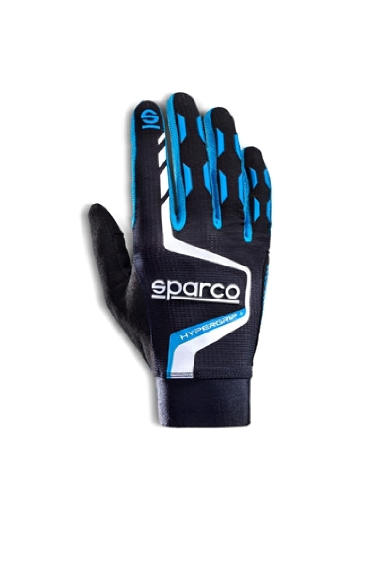 Sparco Gloves Hypergrip+ 10 Black/Blue Racing Gloves SPARCO