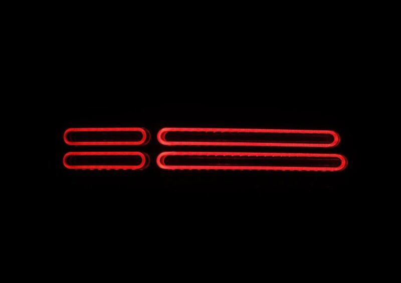 AlphaRex 23-25 Nissan Z Nova-Series Quad-Loop Style Prismatic LED Tail Lights - Alpha Black Tail Lights AlphaRex