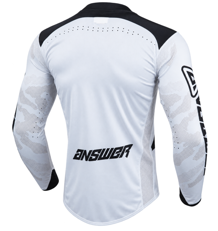 Answer LE Elite Camo Jersey Black/White - XS Jerseys Answer
