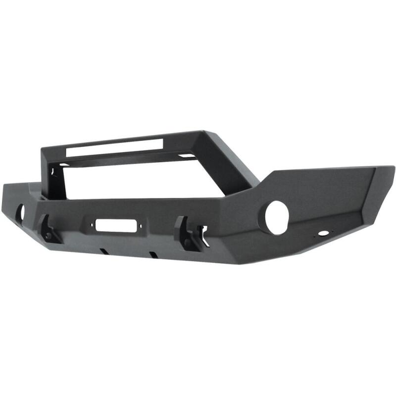 Westin 18-20 Jeep Wrangler WJ2 Full Width Front Bumper w/LED Light Bar Mount Textured Black Bumpers - Steel Westin