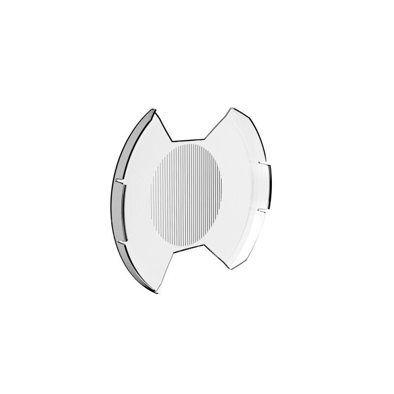 KC HiLiTES SlimLite 8in. LED Light Shield SAE Driving (Shield Only) - Clear Light Covers and Guards KC HiLiTES