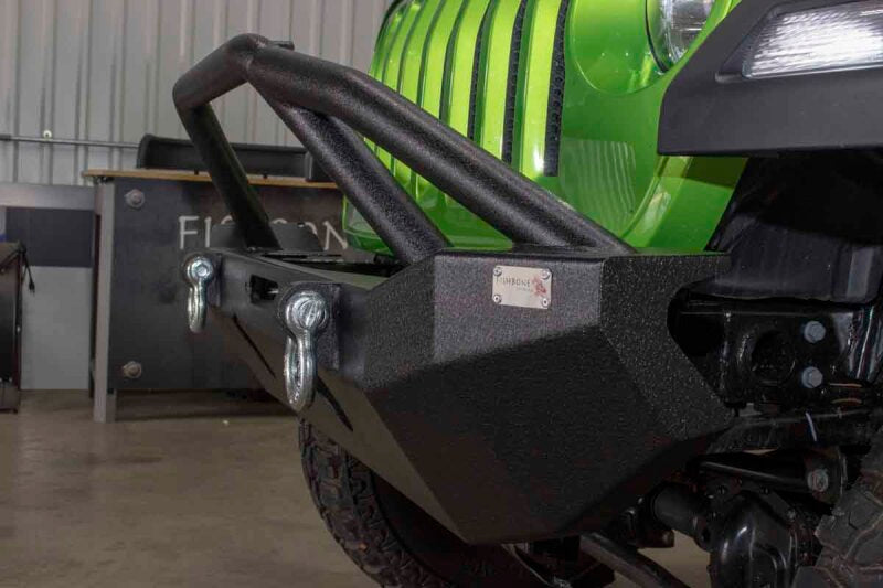 Fishbone Offroad 2018+ Jeep Wrangler JL Mid-Width Winch Front Bumper Bumpers - Steel Fishbone Offroad
