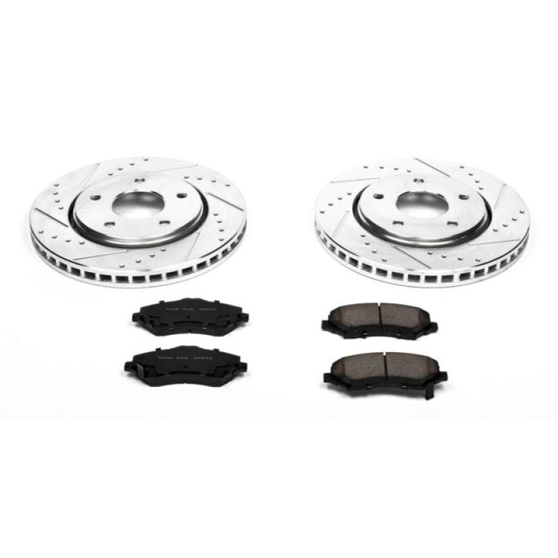 Power Stop 08-16 Chrysler Town & Country Front Z23 Evolution Sport Brake Kit Brake Kits - Performance D&S PowerStop