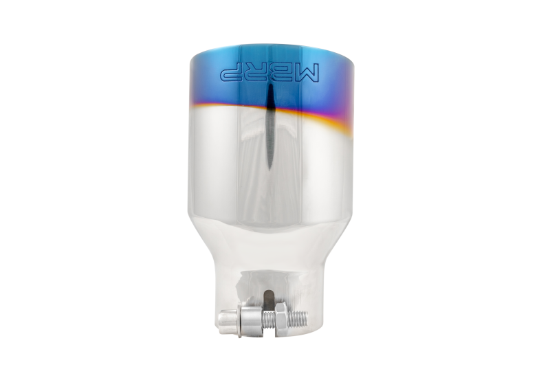 MBRP Burnt End Tip 2.5 ID 4 ID Out 6.5 length Single Wall Angle Cut 304 Stainless Steel Tips MBRP