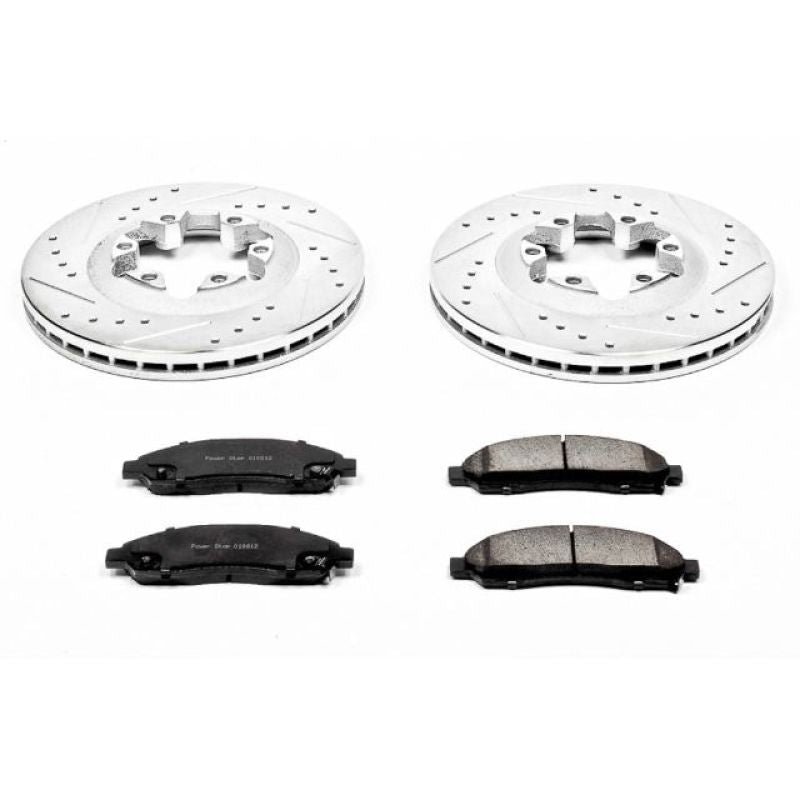 Power Stop 04-08 Chevrolet Colorado Front Z23 Evolution Sport Brake Kit Brake Kits - Performance D&S PowerStop